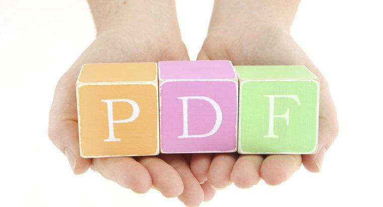Que signifie PDF ?