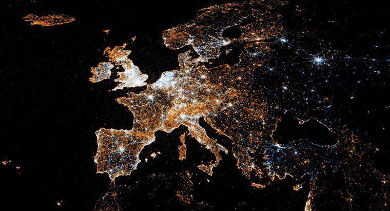 Quels pays composent l'Europe continentale ?
