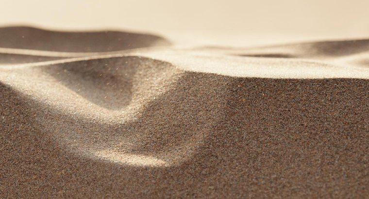 Quelles sont les propriétés physiques du sable ?