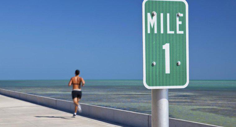 Combien de temps faut-il pour courir un mile ?