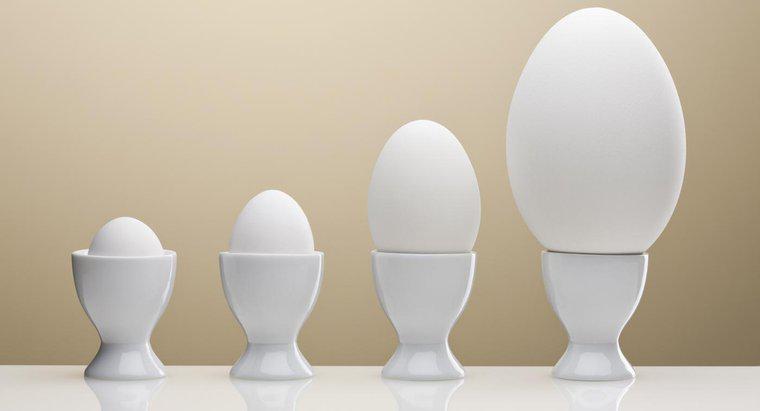 Combien d'œufs moyens équivalent à un gros œuf ?